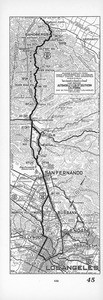 Automobile routes from Los Angeles to Sandberg, 1933