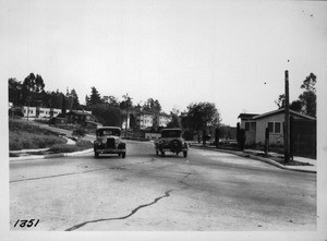 Intersection of Crown Hill and West Third Street, Los Angeles, 1929