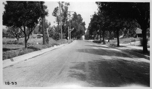 Survey of Santa Fe Railway grade crossings in City of Pasadena, Los Angeles County. Michigan Avenue, 1928