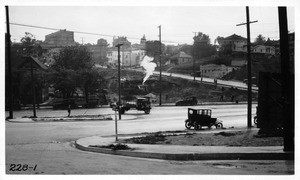 Start of P.E. Railway tunnel between Hill Street Station and Glendale Boulevard, Los Angeles, 1924