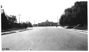 Proposed park at Southern Pacific Station, Glendale, Los Angeles County, 1927