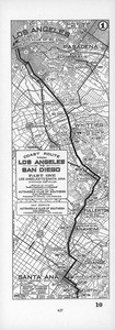 Coast route from Los Angeles to San Diego. Part one: Los Angeles to Santa Ana, 1927