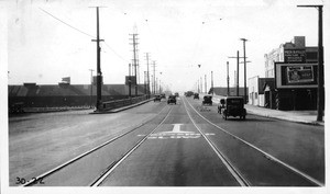 New 7th Street viaduct over Los Angeles River, Los Angeles, 1930