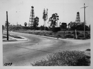 Intersection of Crown Hill and West Third Street, Los Angeles, 1929