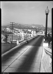 View of Hyperion Bridge, Los Angeles, 1932