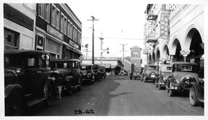 Market Street crossing looking west, Los Angeles, 1929