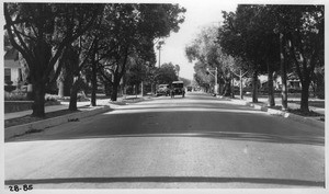 Survey of Santa Fe Railway grade crossings in City of Pasadena, Los Angeles County. El Molino Avenue, 1928