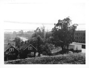 View from Sunvue Circle south on Boylston, Los Angeles, 1937