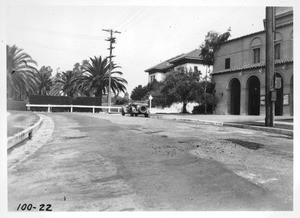 Eighth Street at east boundary of Fremont Park, Los Angeles, 1931