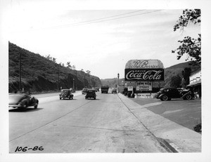 Cahuenga Boulevard just west of Highland Avenue, Los Angeles, 1938