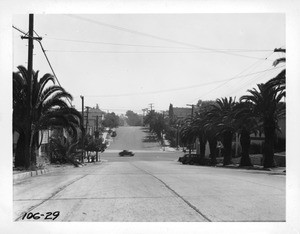 View along Boylston between Sunset and Glendale Boulevard, Los Angeles, 1937