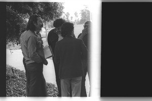 Tokers Alurista & Raúl R. Salinas at the Festival de Flor y Canto, Los Angeles, 1973