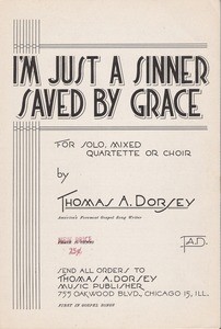 I'm just a sinner saved by Grace, 1937