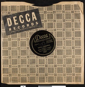 Sister Rosetta Tharpe Christmas hymns, Decca records, ca. 1938