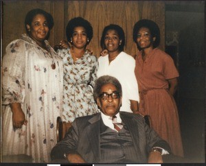 Parker Sisters with Rev. S.B. Parker