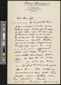 Hamlin Garland, letter, to Lorado Zodac Taft