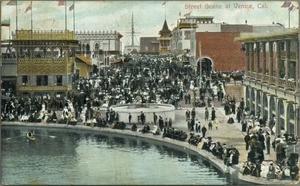 Street scene at Venice, Cal