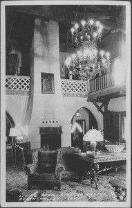 Living room, Scotty's Castle, California