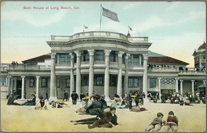 Bath House at Long Beach, Cal