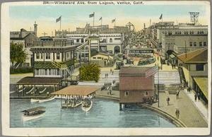 Windward Ave. from Lagoon, Venice, Calif