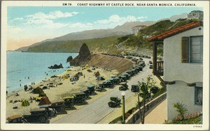 Coast Highway at Castle Rock, Near Santa Monica, California