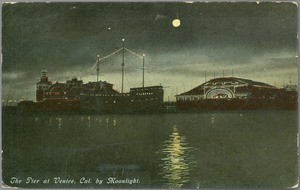 Pier at Venice, Cal. by Moonlight