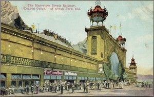 Marvelous Scenic Railway, "Dragon Gorge," at Ocean Park, Cal