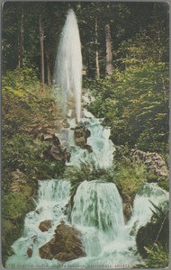 Crystal Falls, Shasta Springs, California. Shasta Route