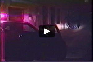 In-car patrol video, 1990?