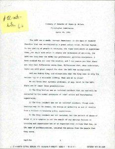 6.6. IC on LAPD / general counsel witness - Wilson, James Q., 1968 - 1991 Apr. 16