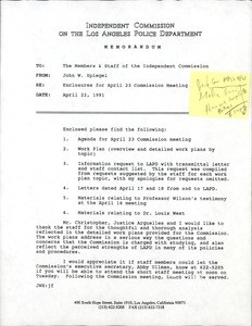 11.3. IC on LAPD / general counsel - 1991 Apr. 23 meeting (1 of 2), 1990 Oct. - 1991 Apr. 23