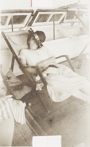 Sleeping on deck, Nigeria, ca. 1924