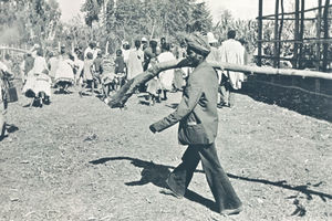 Ethiopian Evg. Church Mekane Yesus/EECMY. From the church building project in Kambata, 1980