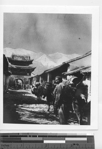 A street scene at Lanzhou, China