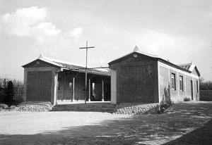 Taiwan Lutheran Church/TLC, ca. 1966. The Pitzutou Church at Kaohsiung. Used in: Dansk Missions