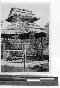 A tea house at Luoding, China, 1936