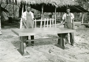 Two joiners, in Ebeigne, Gabon