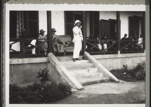 Dedication of the mission house in Pamu in 1931. Schäfer is speaking