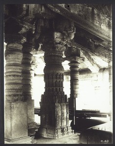 C 40. Pillar from North-West-Corner of Bhiraderi Mandapa, Chandranatha Jain Temple, Mudabidri S. Kanara