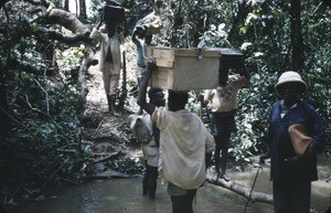 Carriers on tour, Mbam, Centre Region, Cameroon, 1953-1968