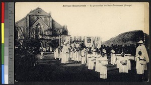 Procession of the Holy Sacrament, Congo, ca.1920-1940