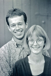 Michael Møller Nielsen and Karen Kjær Baggesgaard, sent by DMS to Tanzania, 1993-2000. For work