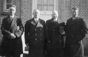 Fra medarbejdermødet i Suihua, okt. 1933. Samtlige mandlige evangelister missionærer på Nordmarken