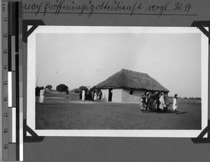 Vukuga's new chapel, Usoke, Unyamwezi, Tanzania, 8.10.1933