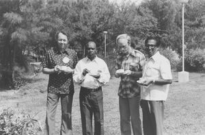 Mahabalipuram Conference, November 1982, Tamil Nadu, South India. Representatives and visitors