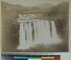 River waterfall, Ramainandro, Madagascar, ca.1900