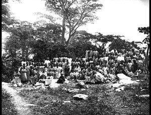 Girls' boarding school in Aburi. Miss Brucker