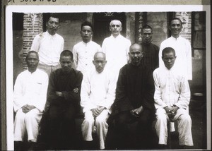 Participants in a course for elders in Lamheu, with Rev. Seizer