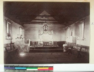 Tsiafahy Church, interior view, Antsirabe, Madagscar