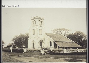 Englische Kirche in Mangalur, Indien. Früher predigten Basler Missionare dort